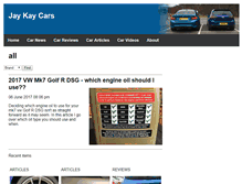 Tablet Screenshot of jaykaycars.com